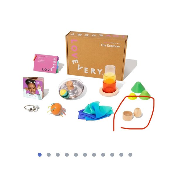 Lovevery Wooden Egg Puzzle Pincer Grab The Explorer play kit 9-10 months - Picture 4 of 5